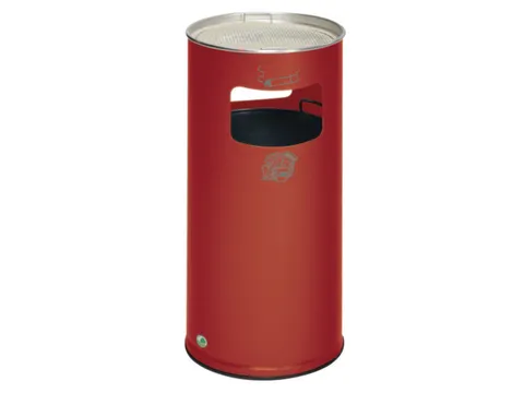 Combi-asbak Hxø 700X320Mm Rond Rood