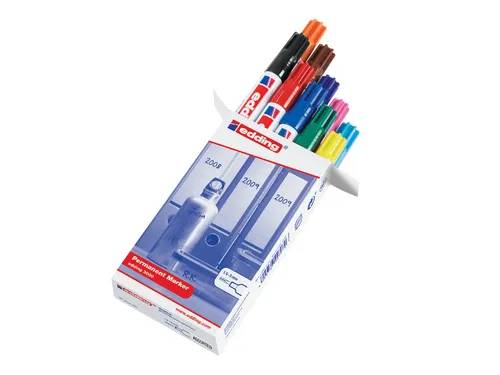 Viltstift edding 3000 rond assorti 1.5-3mm doos à 10st