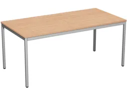 Bureau Hxbxd 720x1600x800mm Bladdecor Beuken Frame Ral9006