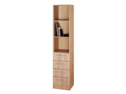 combikast,HxBxD 2004x406x420mm,3ordnerhoogte stelling,4lade(n)
