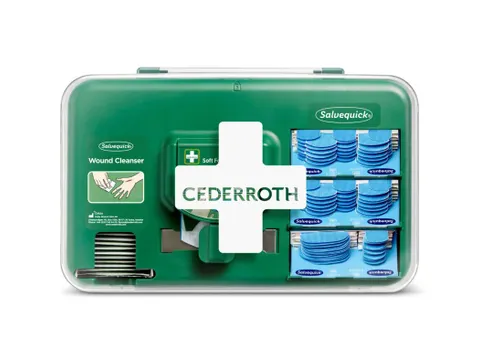 Wond dispenser Cederroth Salvequick blauw
