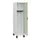 schoollocker,HxBxD 1630x400x500mm,1vak,vak B 400mm,draaigrendel,voeten