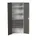 universele kast,HxBxD 2000x800x550mm,3xStalen bodem,4lade(n)
