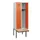 locker met bank,HxBxD 1950x600x815mm,2vak,vak B 300mm,cilinderslot