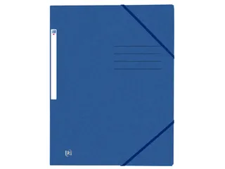 Elastomap Oxford Top File+ A4 blauw karton - 2