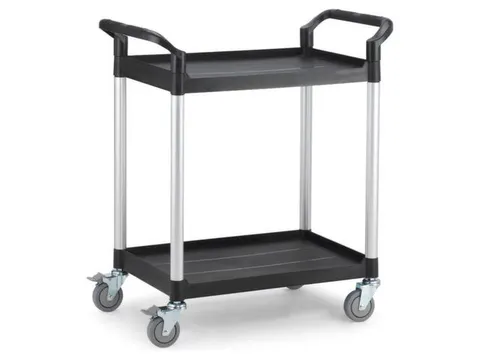 etagewagen,draagverm. 180kg,2xkunststof plaat,laadvl. LxB 793x510mm