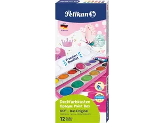 verfdoos 735/K12, glitter roze, 12 napjes - 1
