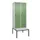 locker met bank,HxBxD 2120x800x815mm,2vak,vak B 400mm,draaigrendel
