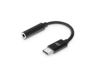 Adapter ACT USB-C naar 3.5mm audio jack 0.1 meter - 1