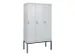 locker voor scheiding van kleding,HxBxD 2120x1200x500mm,3vak