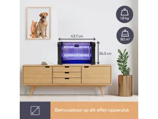 Insectenverdelger 360° - Binnen Gebruik - 2x10W - 7