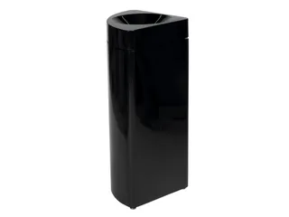 afvalbak,zelfblussend,40l,HxBxD 760x350x350mm,kop zwart - 2