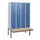 locker met bank,HxBxD 1950x1200x815mm,4vak,vak B 300mm,cil.-slot