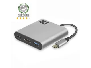 USB-C Multiport Adapter Voor 1 HDMI Monitor Grijs - 5