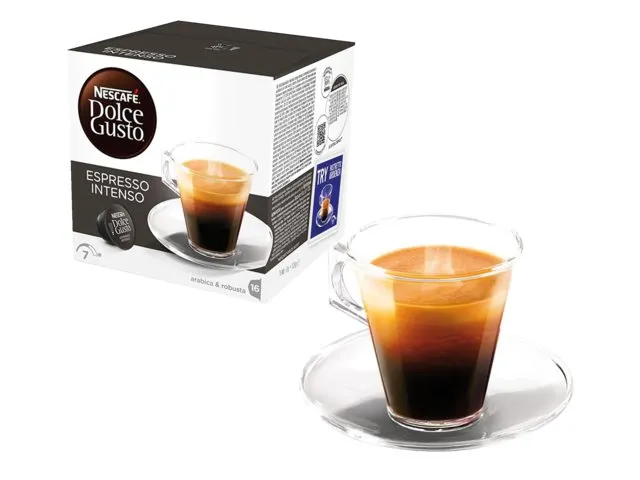 Koffiecups Dolce Gusto espresso intenso 16 stuks