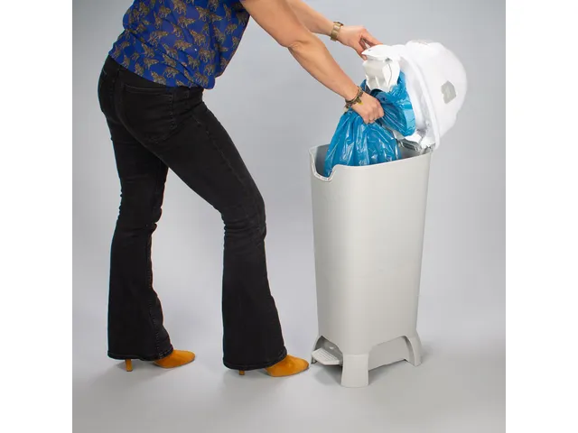 Hygiënische luieremmer DiaperChamp One Maxi Grijs Wit