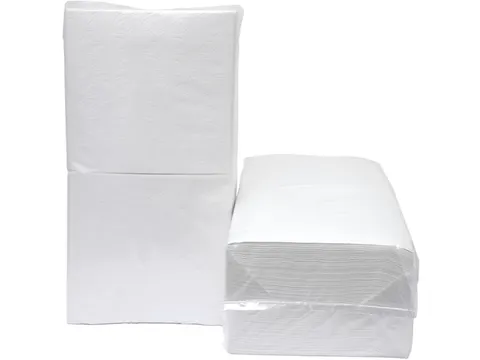 Servetten 33x33 cm 1-laags wit 9 x 500 stuks