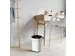 Prullenbak 20 liter metaal wit