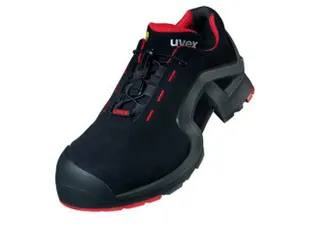 Uvex 8516.2 lage S3 veiligheidsschoenen, SRC, ESD, zwart/rood, maat 44 - 1