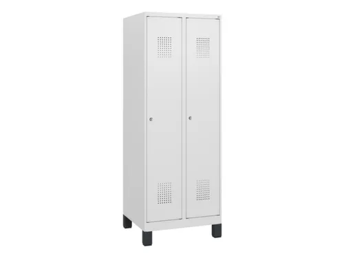 schoollocker,HxBxD 1630x600x500mm,2vak,vak B 300mm,cil.-slot,voeten