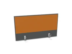 opzetpaneel bureau aanbouw achter MS-donkergrijs BN3005-geel 1000mm