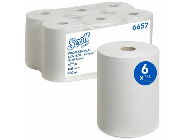Scott 6657 Slimrol Handdoeken 1-Laags Airflex