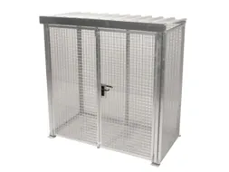 Gasflessendepot Voor 32 Gasflessen 2180x2100x1085mm Staal/draadgaas