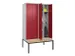 locker voor scheiding van kleding,HxBxD 2120x1200x815mm,4vak