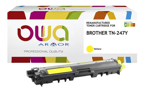 Toner OWA alternatief tbv Brother TN-247Y geel