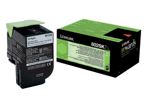 Cartouche toner Lexmark 80C2SK0 Prebate noir