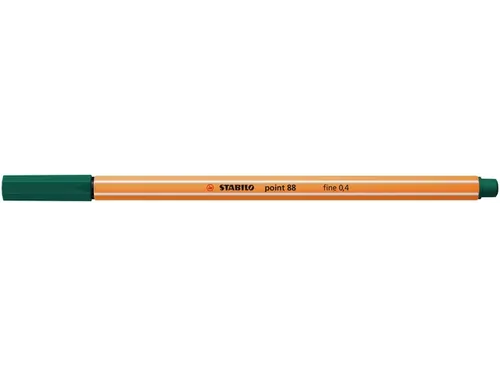 Fineliner STABILO point 88/53 turquoise groen 0.4mm