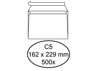 Envelop Quantore Bank C5 162x229mm 80gr Wit Zelfklevend - 1