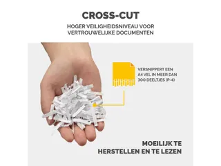 Papiervernietiger Fellowes LX65 4x40mm wit - 13