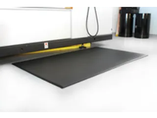 werkplek-vloerbedekking,mat,HxLxB 14x900x600mm,zelfblussend,PVC,geribd - 2