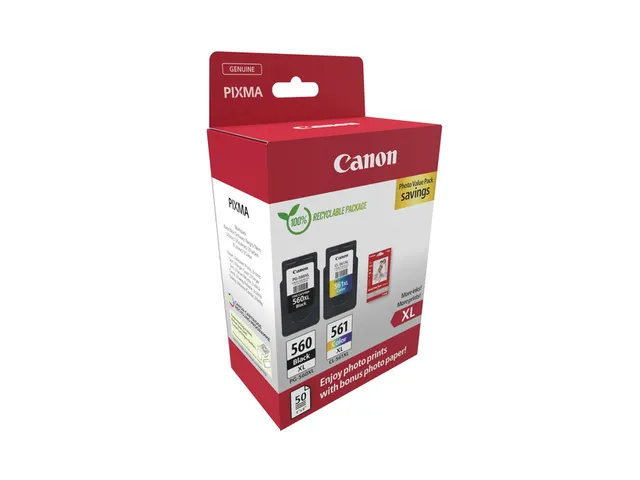 Canon PG-560XL & CL-561XL Photo Value Pack Inktcartridges