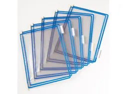 Zichtpaneel Tarifold A4 verticaal 230x343mm Blauw 10 stuks