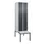 locker voor scheiding van kleding,HxBxD 2120x600x815mm,2vak