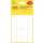 Etiket Avery Zweckform 3079 50x19mm wit 48 stuks