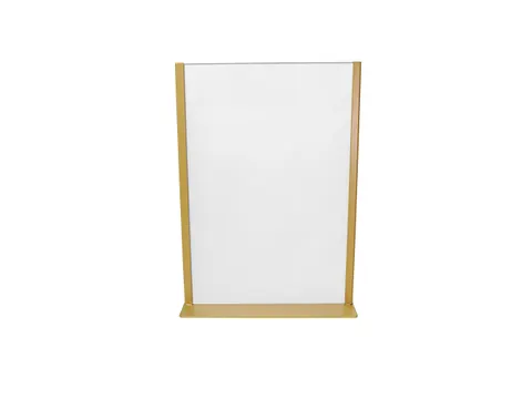 Europel Kaarthouder Metaal met acryl bord A4 Goud