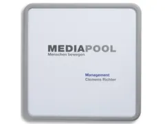 Deurbordje 155x155x12mm Polycarbonaat-Raampjes Grijs