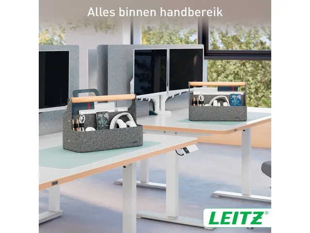 Bureau organizer Leitz draagbaar donkergrijs
