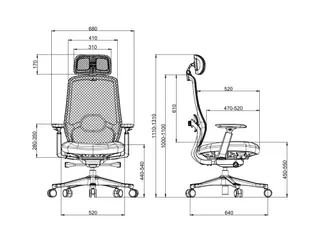 Bureaustoel Ferrara Zwart Ergonomisch & Comfortabel - 9