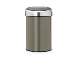 Wandafvalemmertje Touch Bin 3 Liter Platinum