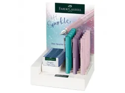 Vulpen Faber-Castell Grip sparkle M display 15 stuks