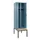 locker met bank,voor scheiding van kleding,HxBxD 2120x600x815mm,2vak