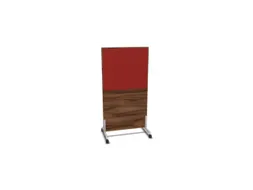 scheidingswand,HxB 1545x800mm,NP-tiepolo nut,BN4011-rood