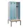 locker met bank,HxBxD 2120x900x815mm,3vak,vak B 300mm,cilinderslot