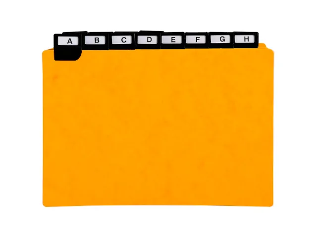 Tabblad a-z Glanskarton 6/10 148x210mm 24 stuks