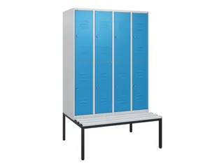 Dubbeldekse dekenkist,HxBxD 1950x1200x815mm,4x2vak.,vak B 300mm - 1