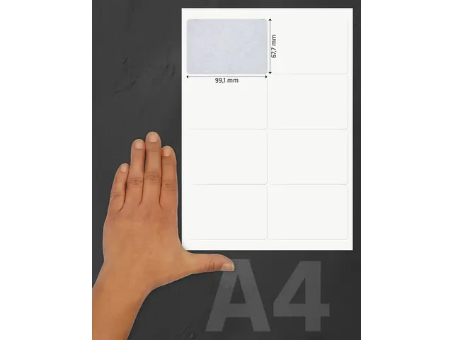 Etiquettes Kangaro ILC 99,1x67,7mm 25 feuilles
